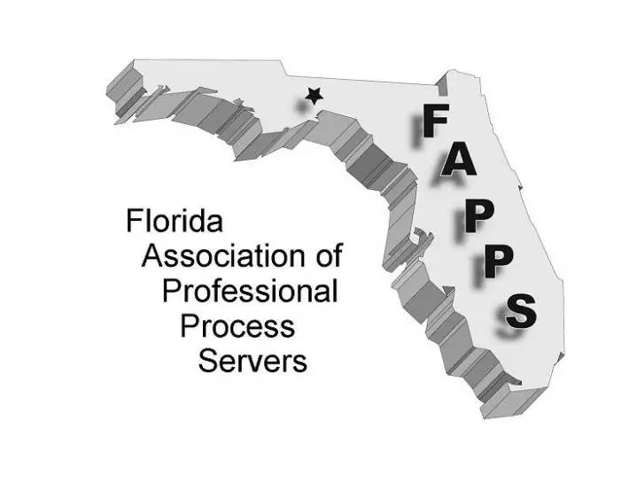 golden process service is a proud member of FAPPS - Florida Association of Professional Process Servers