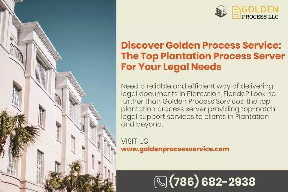 Plantation Process Server For Your Legal Needs
