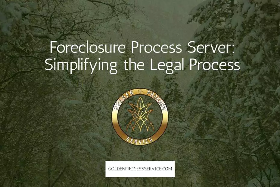 Foreclosures process server